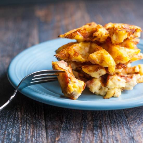 Chicken Ham & Swiss Waffles - Recipe photo by MyLifeCookbook