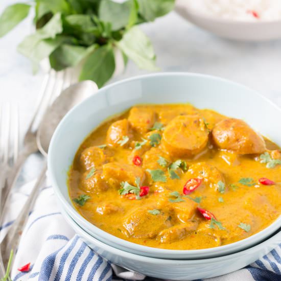 Thai Potato Pumpkin Curry - Recipe photo by currytrail