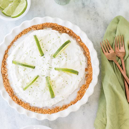 Coconut Macadamia Key Lime Pie - Recipe photo by sugarandcharm