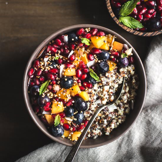 Coconut Quinoa Porridge - Recipe photo by foolproofliving.com