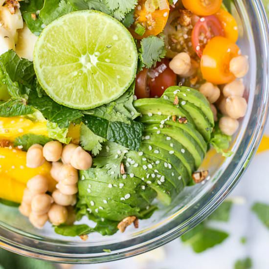 Caribbean Rainbow Salad - Recipe photo by fooduzzi