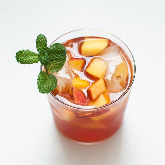 Mango Peach Ice Tea - Recipe photo by chickytreats