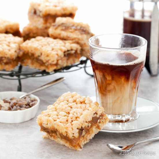 Salted Caramel Pecan Krispie Treats - Recipe photo by littlesugarsnaps