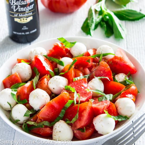 Chopped Caprese Salad - Recipe photo by simplyhomecooked