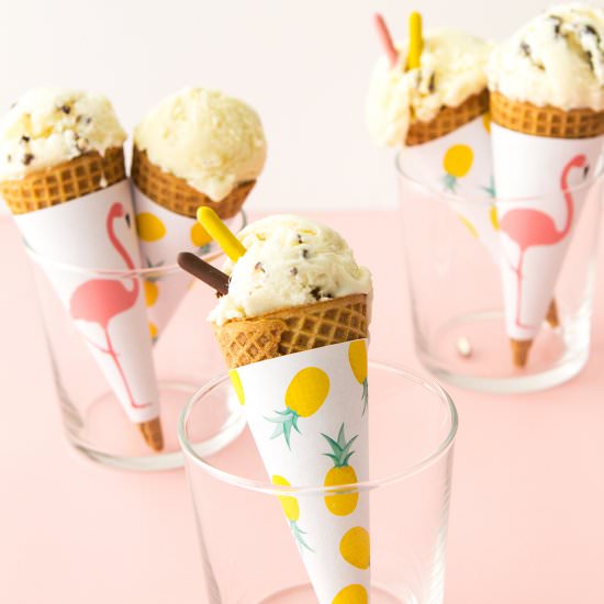 Piña Colada Ice Cream - Recipe photo by sarahhearts