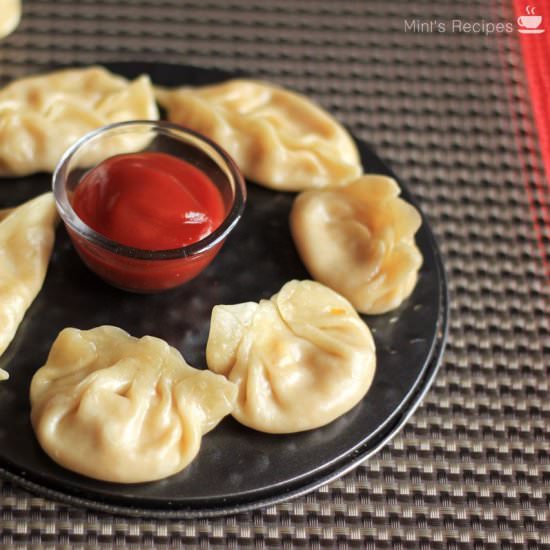 Cheese Corn Momos - Recipe photo by Mintsrecipes