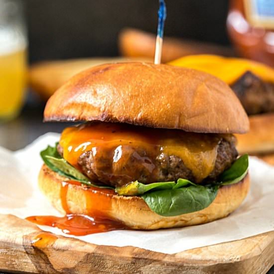 Carolina Style Angus Beef Burger - Recipe photo by galonamission