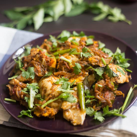 Egg Pepper Masala - Recipe photo by Akila