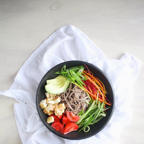 Soba and Vegetable bowls - Recipe photo by scratch-eats