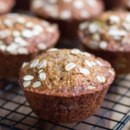 Healthy Banana Muffins - Recipe photo by Grab Your Spork