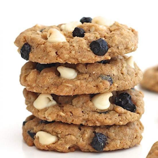 Blueberry Coconut Oatmeal Cookies - Recipe photo by thebakermama