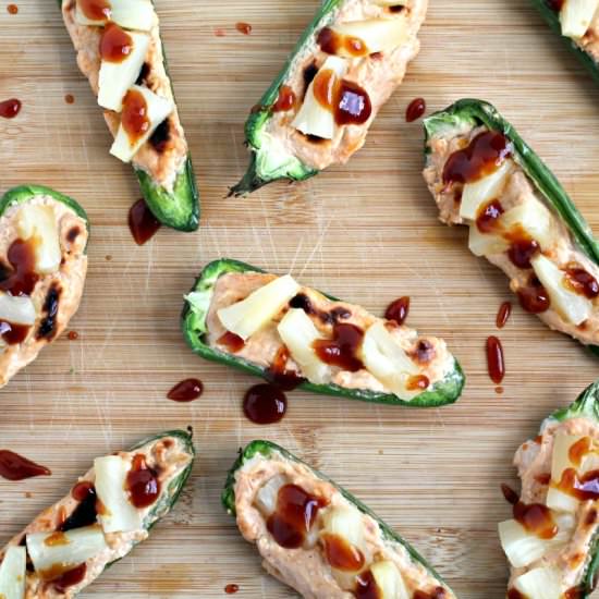BBQ Stuffed Jalapenos - Recipe photo by frugalfoodiemama