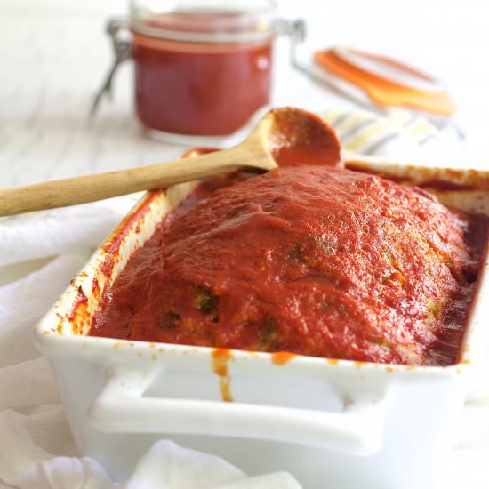 Spinach Feta Turkey Meat Loaf - Recipe photo by fromachefskitchen