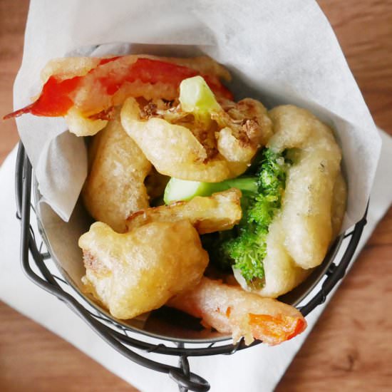 Gluten Free Beer Battered Veggies - Recipe photo by heartandbowl
