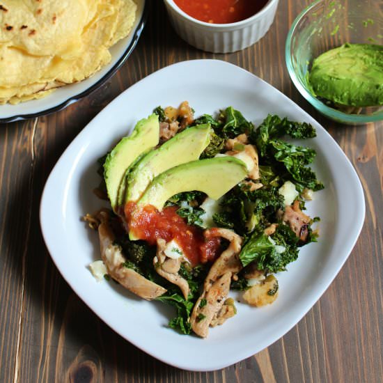 Jalapeño Chicken Skillet - Recipe photo by frugalnutrition