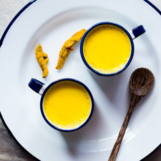 Golden Turmeric Milk or Latte - Recipe photo by myfoodstory