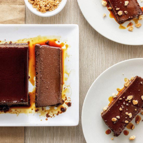 Chocolate terrine - Recipe photo by aforkandapencil
