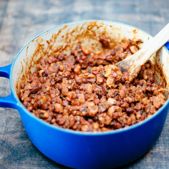 Zazu Kitchen + Farm BBQ Baked Beans - Recipe photo by thetasteSF