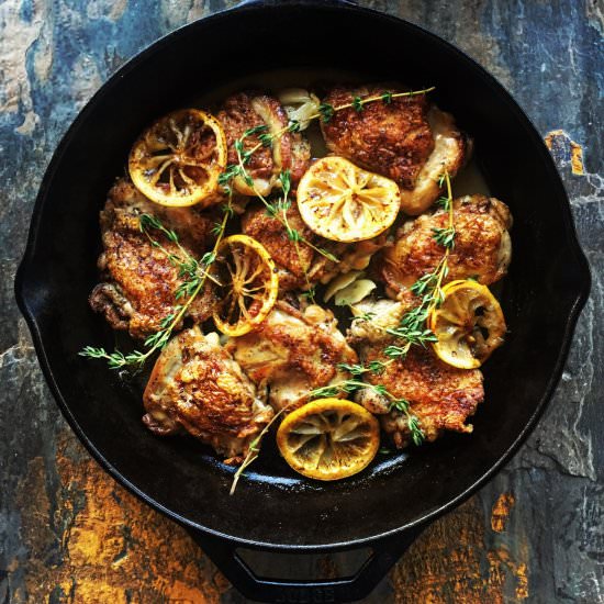 Crispy Chicken Thighs - Recipe photo by masappetit