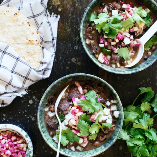 Pork and Black Bean Stew - Recipe photo by Kitchen Konfidence