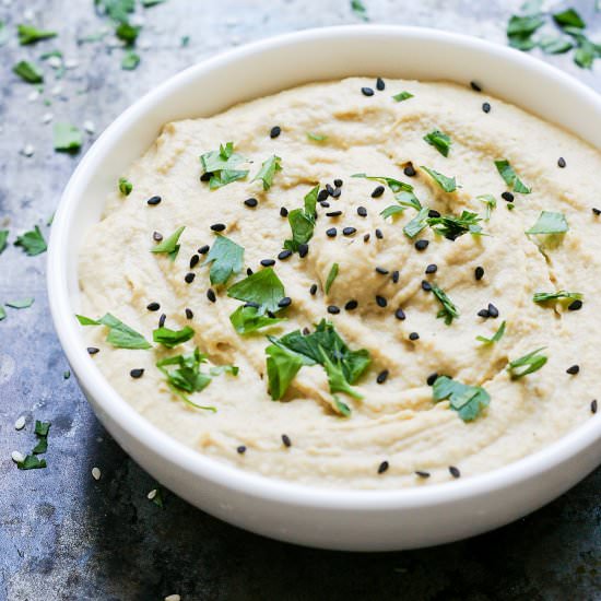 Homemade Hummus - Recipe photo by chelseashealthykitchen