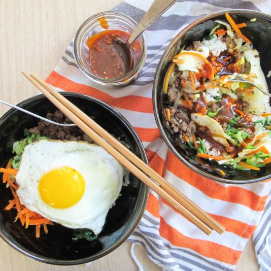 Bi Bim Bap (Korean Mixed Rice) - Recipe photo by thesharedplate
