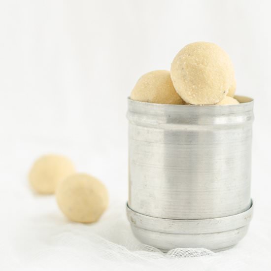 Rice Flour Laddu - Recipe photo by MySpicyKitchen
