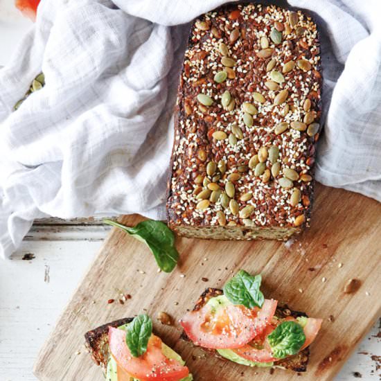 Quinoa Loaf - Recipe photo by A Conscious Collection