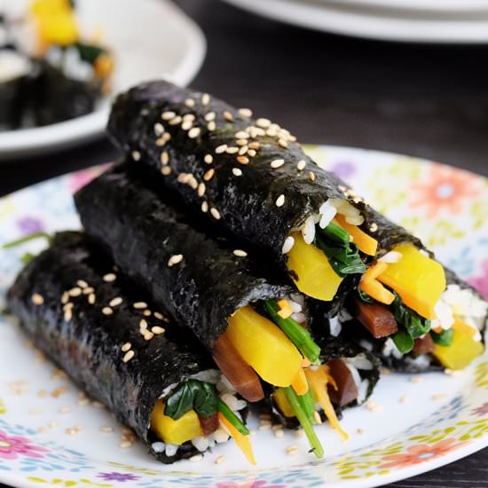 Mayak Kimbap - Recipe photo by BearNakedFood