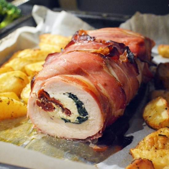Spinach & Ricotta Stuffed Turkey - Recipe photo by poezja-smaku