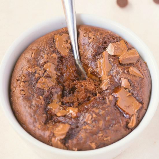 Healthy One Minute Brownie - Recipe photo by thebigmansworld