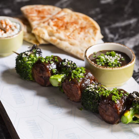 Barbecue wild boar souvlaki - Recipe photo by MeccaGBC