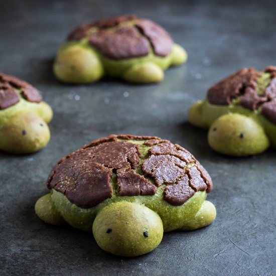 Matcha Milk Bread Rolls - Recipe photo by ful-filled