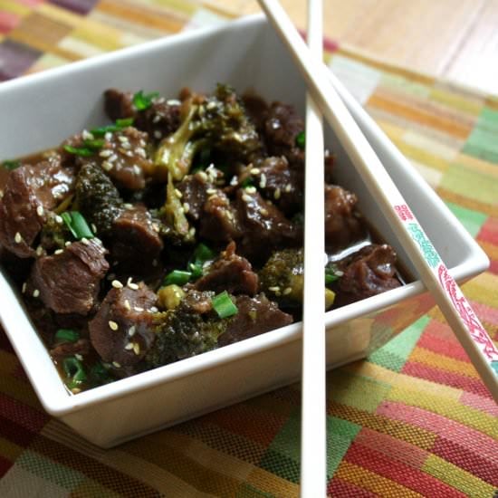 Crock Pot Korean Beef with Broccoli - Recipe photo by ditchtherecipe