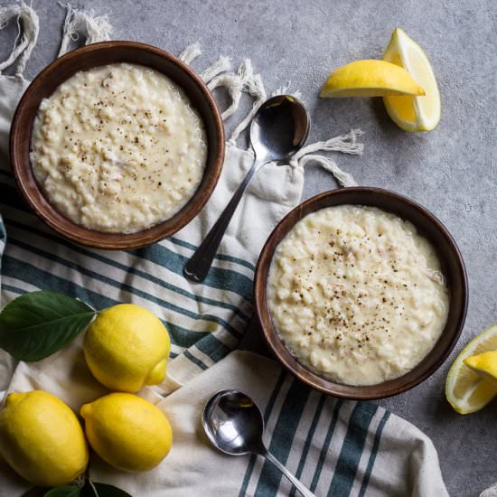 Avgolemono – Greek Egg and Lemon Soup - Recipe photo by ful-filled