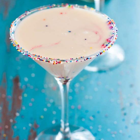 Dairy Free Funfetti Martini - Recipe photo by flippindelicious