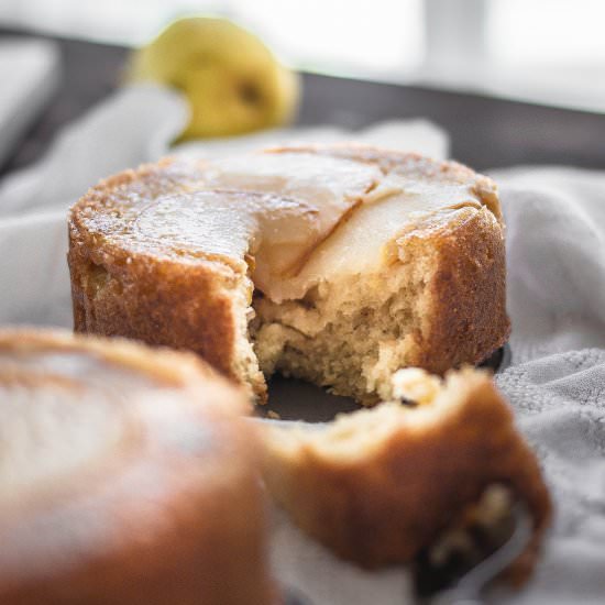 Rum Drenched Pear Yogurt Cake - Recipe photo by fromscratchmostly