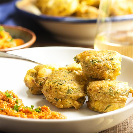 Gluten Free Shrimp Fritters - Recipe photo by justalittlebitofbacon