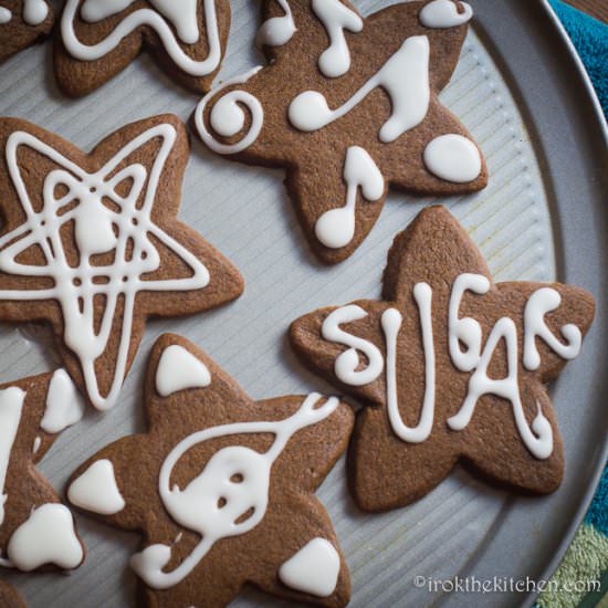 Gingerbread Stars - Recipe photo by irokthekitchen