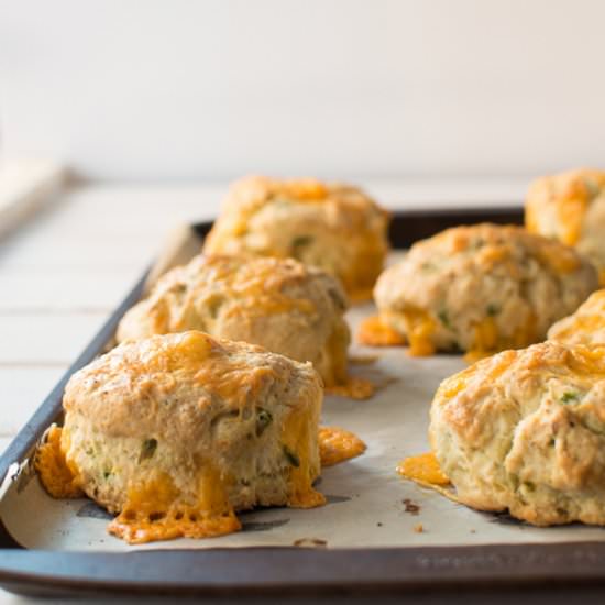 Jalapeno Cheddar Scones - Recipe photo by crumbkitchen
