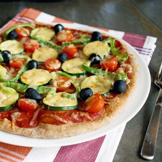 Vegan Spelt Pizza - Recipe photo by thehealthytart