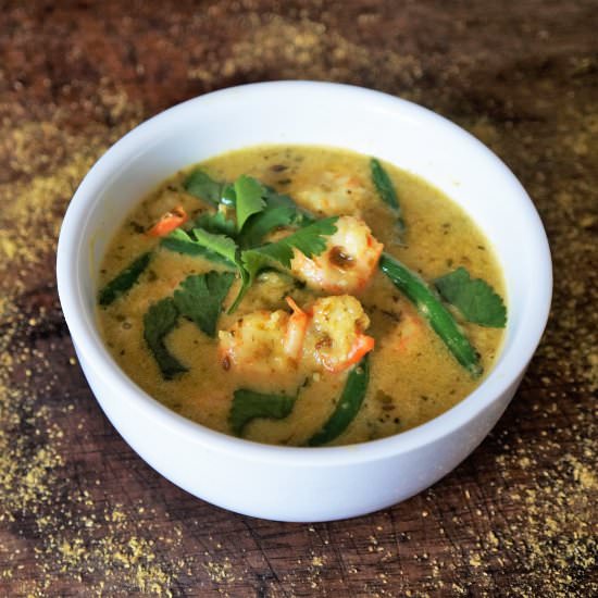 Coconut and Cumin Prawn Curry - Recipe photo by theocooks