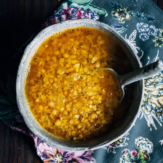 Red Lentil Soup - Recipe photo by wellandfull