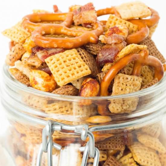 Crock Pot Duck Fat Chex Mix - Recipe photo by cookingwithjanica