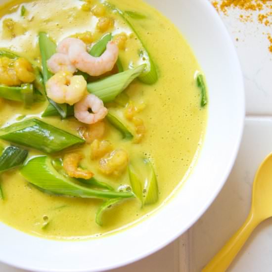 Coconut Soup with Shrimp - Recipe photo by yellowgirl