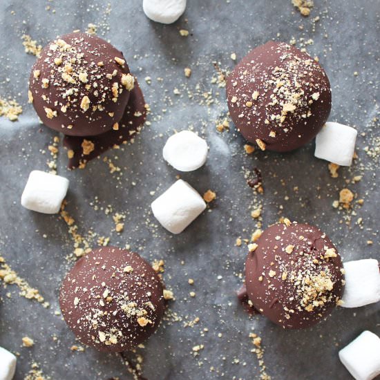 S'mores Truffles - Recipe photo by If You Give A Blonde A Kitchen