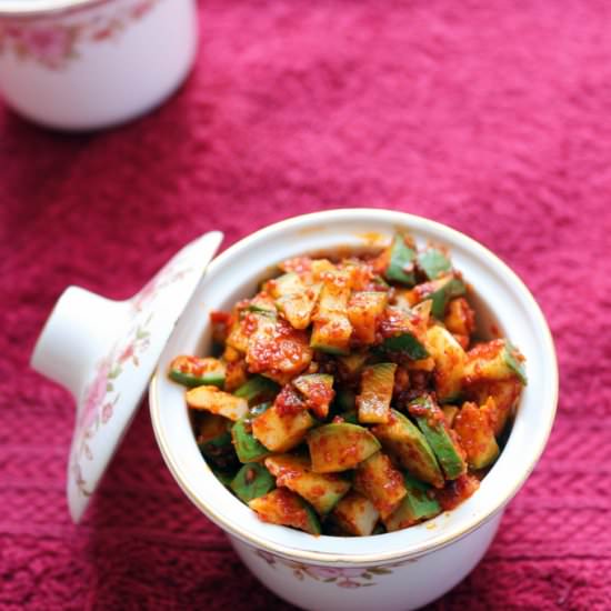 Instant Raw Mango Pickle - Recipe photo by vegrecipeworld