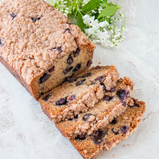 Eggless Blueberry Banana Bread - Recipe photo by littlesweetbaker