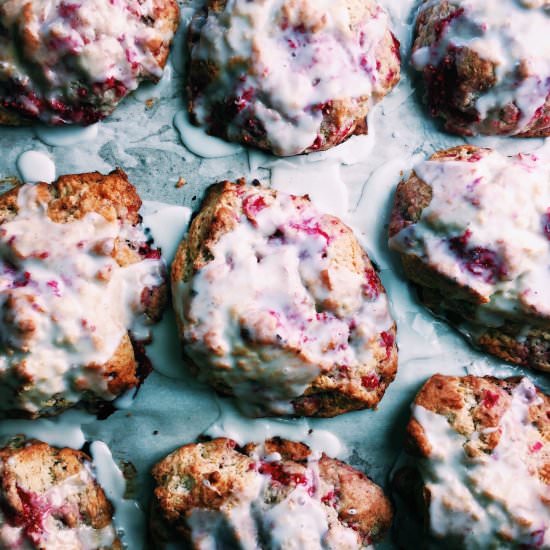 Petite Raspberry Scones - Recipe photo by DisplacedHousewife