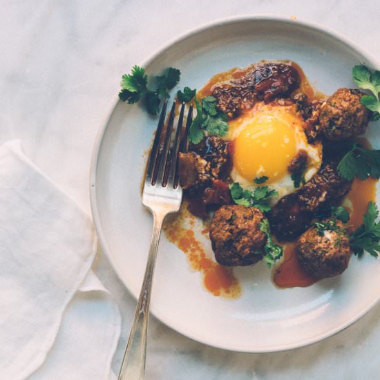 Moroccan Kefta Shakshuka - Recipe photo by MillysKitchen